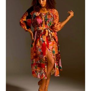 Anthropologie Geisha Designs button up dress